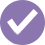 Purple Checkmark in a Circle