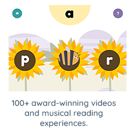 100+ award-winning videos and musical reading experiences.